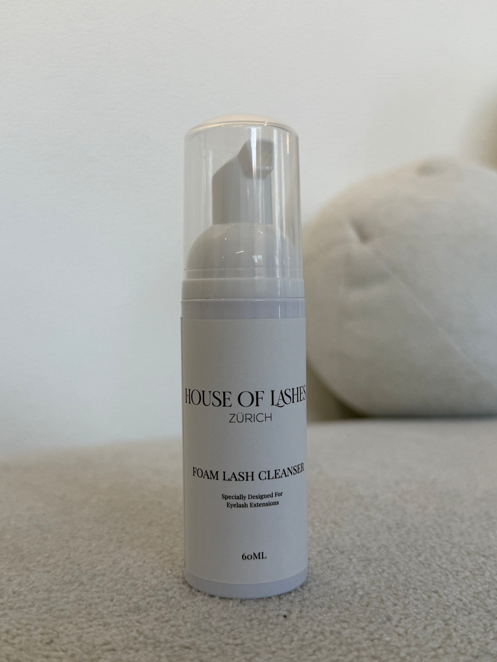 Foam lash cleanser